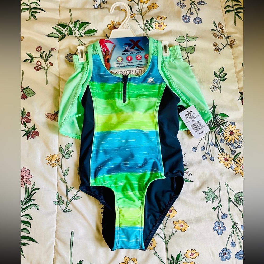 ZEROXPOSUR girl swim set 7/8